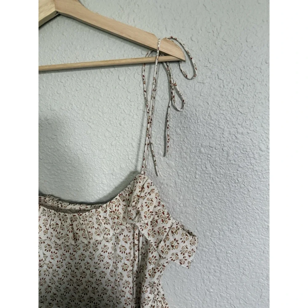 NEW DOEN Wendelin Dress Floral, Size XXL NWT . Strappy, Midi, Derby, Elderberrry